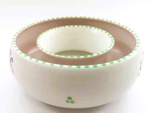 Poole Pottery Hand Painted Round Possi Bowl 1970`s