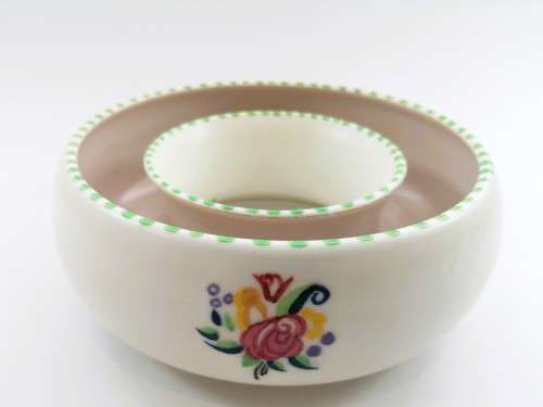 Poole Pottery Hand Painted Round Possi Bowl 1970`s