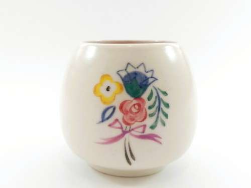 Poole Pottery Hand Painted Vase Vintage