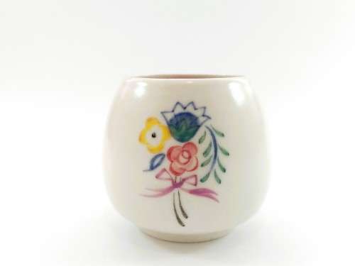 Poole Pottery Hand Painted Vase Vintage