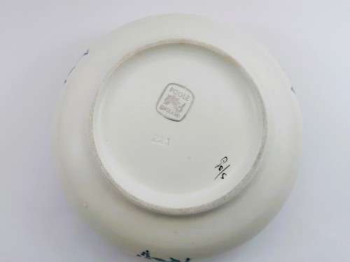 Poole Pottery Hand Painted Bowl 1959-1957