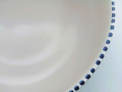 Poole Pottery Hand Painted Flat Large Bowl 1959-1967
