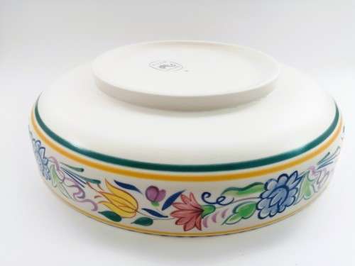Poole Pottery Hand Painted Flat Large Bowl 1959-1967