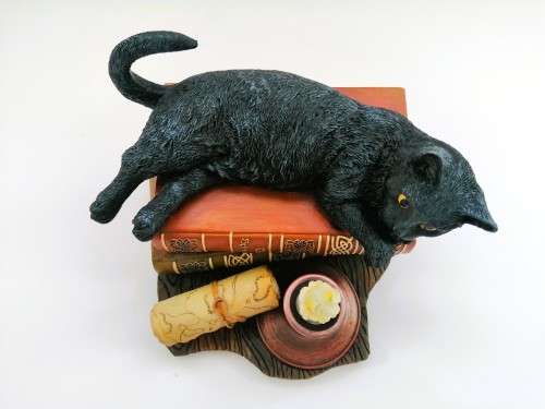 The Witching Hour by Lisa Parker - Black Cat Ornament - Nemesis Now