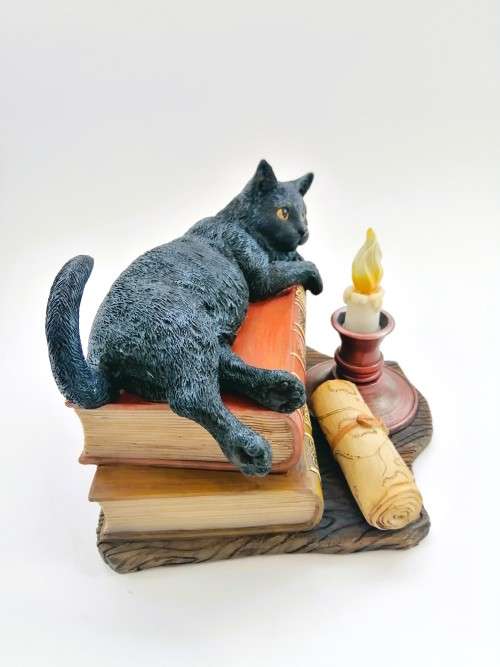 The Witching Hour by Lisa Parker - Black Cat Ornament - Nemesis Now