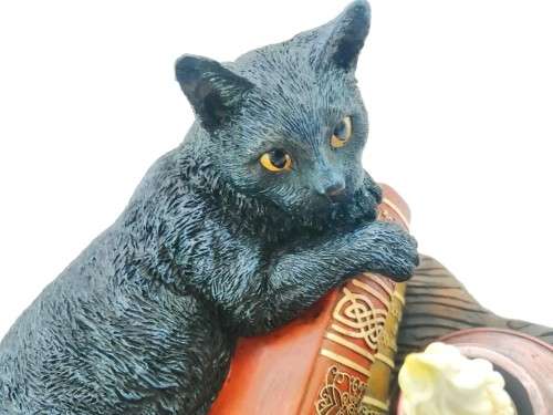 The Witching Hour by Lisa Parker - Black Cat Ornament - Nemesis Now