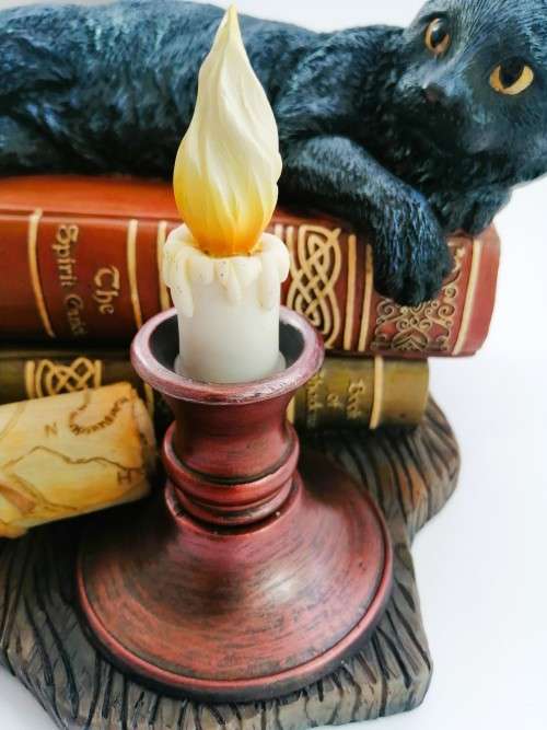 The Witching Hour by Lisa Parker - Black Cat Ornament - Nemesis Now