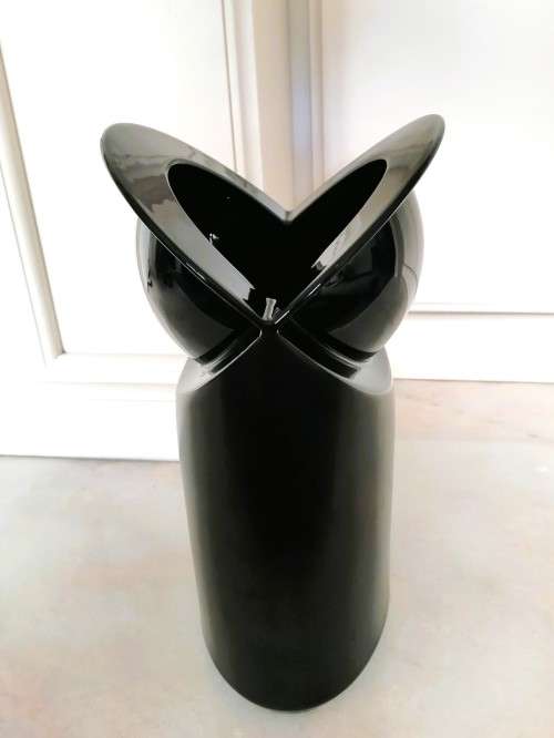 Rosenthal Noire studio-line Germany.Very unusual shape,large black Vase