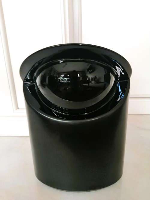 Rosenthal Noire studio-line Germany.Very unusual shape,large black Vase
