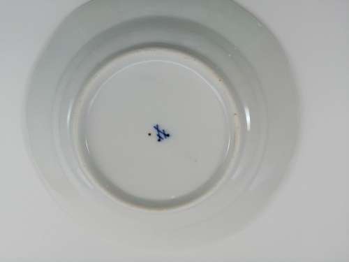 Meissen porcelain plate Vintage flowers