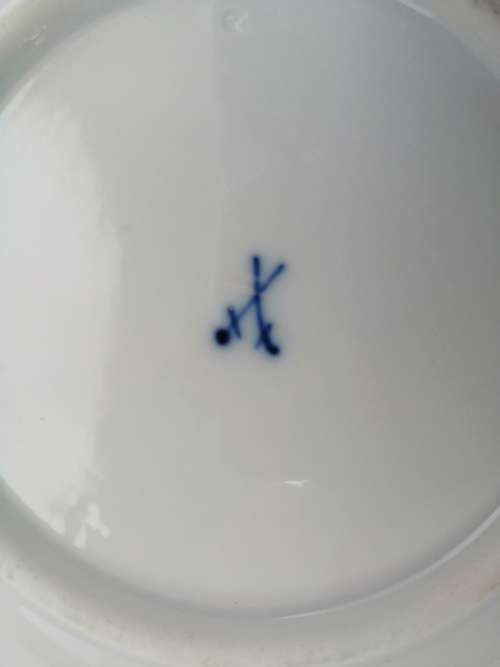Meissen porcelain plate Vintage flowers