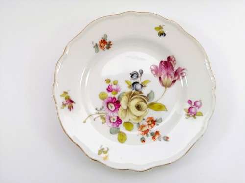 Meissen porcelain plate Vintage flowers