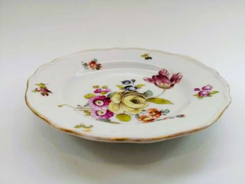 Meissen porcelain plate Vintage flowers