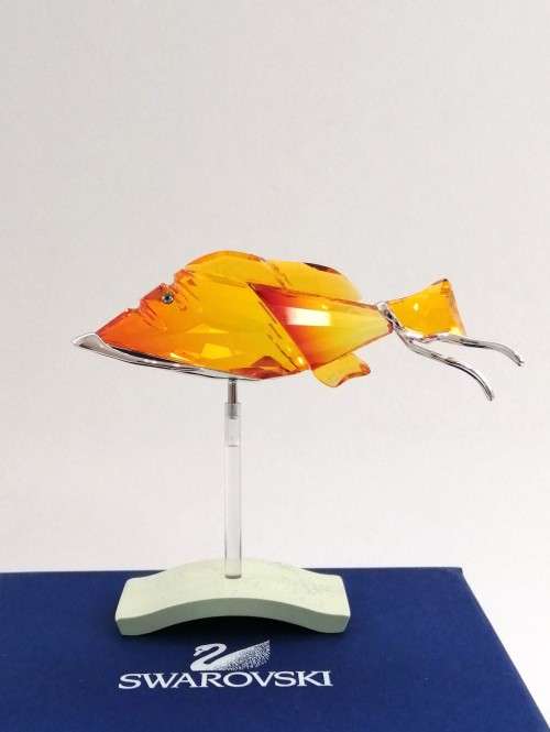 Swarovski Crystal Paradise Fish Crotone Fire Opal 626202