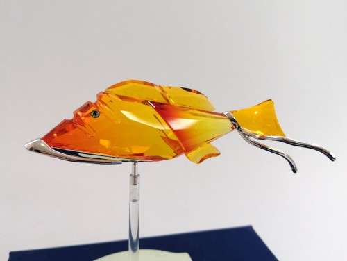 Swarovski Crystal Paradise Fish Crotone Fire Opal 626202