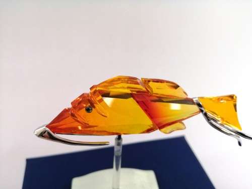 Swarovski Crystal Paradise Fish Crotone Fire Opal 626202