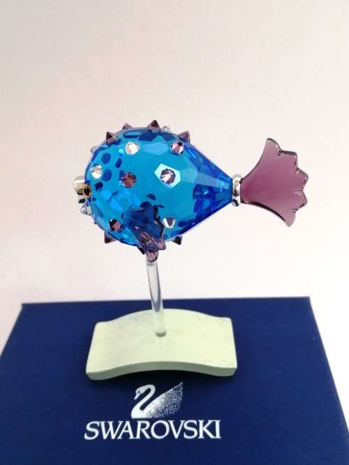 Swarovski Crystal Paradise Fish  Cleona Capri Blue