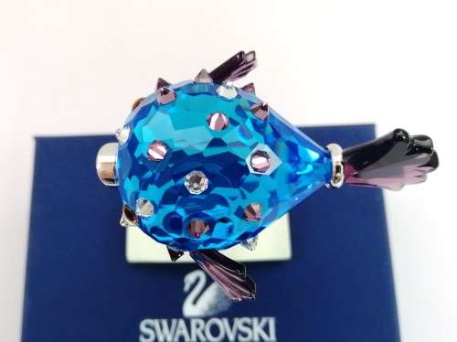 Swarovski Crystal Paradise Fish  Cleona Capri Blue