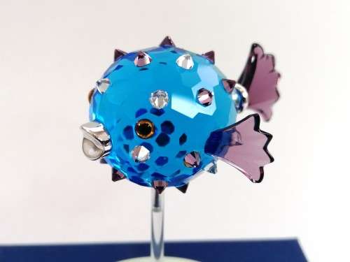 Swarovski Crystal Paradise Fish  Cleona Capri Blue