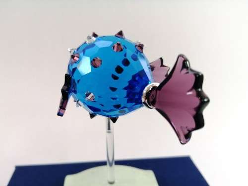 Swarovski Crystal Paradise Fish  Cleona Capri Blue