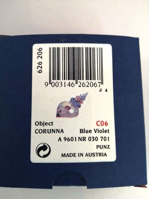 Swarovski Crystal Figurine Paradise Corunna Blue Violet 626206