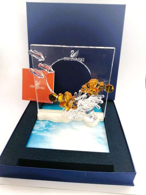 Swarovski Crystal Harmony Clown Fish  Annual Edition 2005 Trilogy: Wonders of the Sea