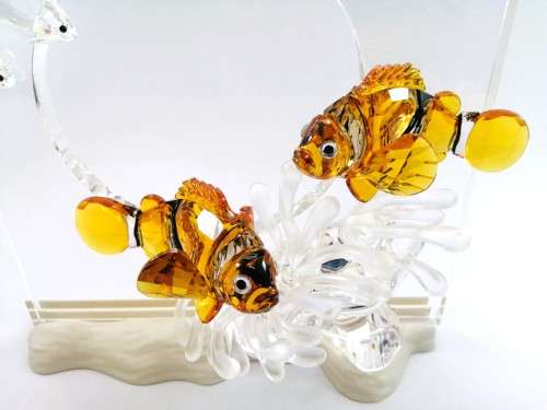 Swarovski Crystal Harmony Clown Fish  Annual Edition 2005 Trilogy: Wonders of the Sea