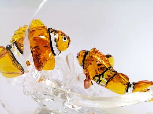 Swarovski Crystal Harmony Clown Fish  Annual Edition 2005 Trilogy: Wonders of the Sea