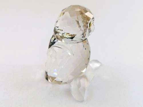 Swarovski Crystal Owl Figurine Medium Brown #1003326