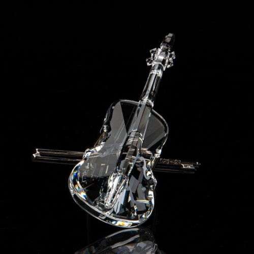 Swarovski Crystal Violin Figurine