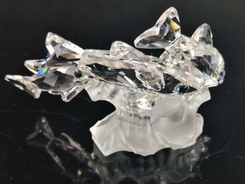 Swarovski Silver Crystal Three South Sea Fish