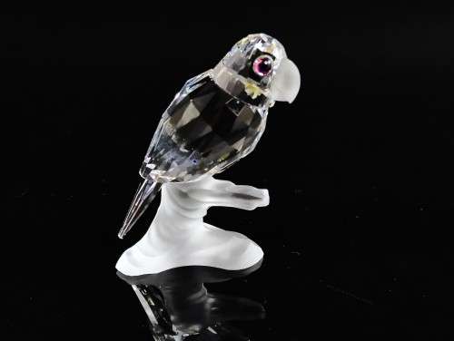Swarovski Crystal Parrot on a Branch is from the Up in the Trees