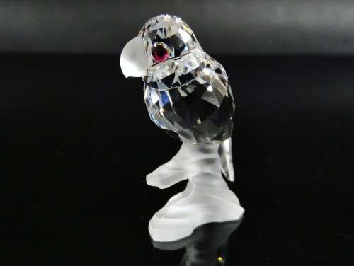 Swarovski Crystal Parrot on a Branch is from the Up in the Trees