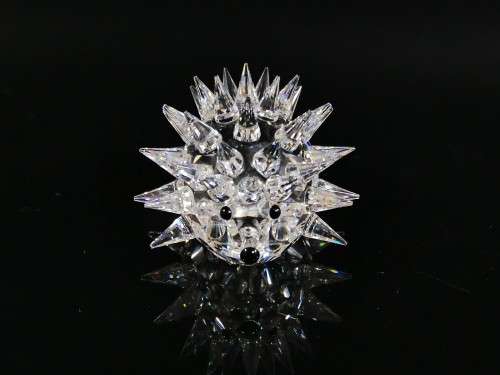 SWAROVSKI SILVER CRYSTAL ANIMAL - HEDGEHOG  OVAL MEDIUM NO WHISKERS #