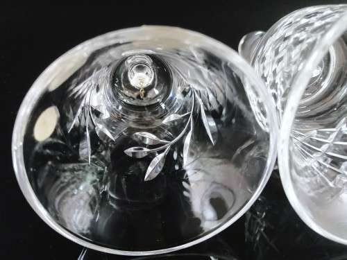 Vintage Bohemia Hand Cut Lead 24% Crystal Bell, Czechoslovakia and other