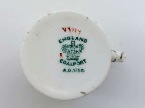 Antique Coalport Miniature Bone China Indian Tree miniature mug