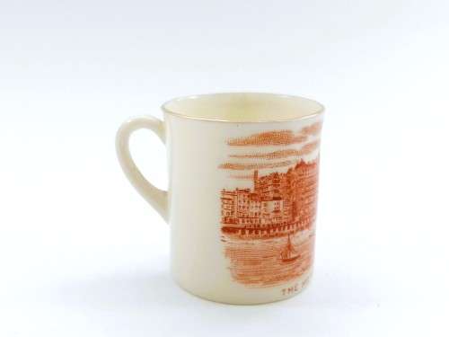 Antique W H Goss Miniature Bone China  miniature mug