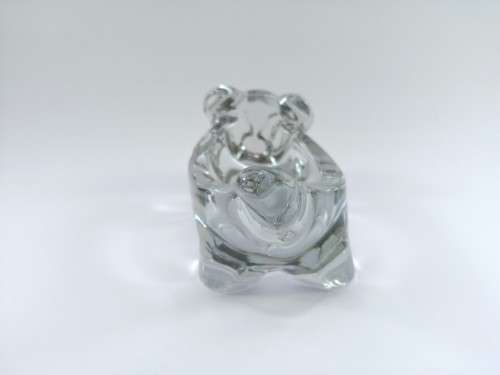 Cristal DArques 24% Lead crystal Cat Candy Dish #