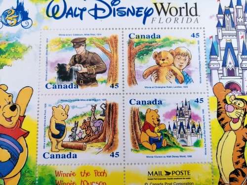 Walt Disney World Florida Winnie the Pooh Commemorative Stamps LIMITED EDITION!