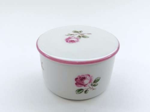Richard Ginori Italy Round Porcelain Lidded Trinket Box