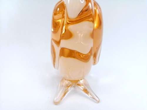 Murano Art Glass Large Pink Peach Duck Goose Bird