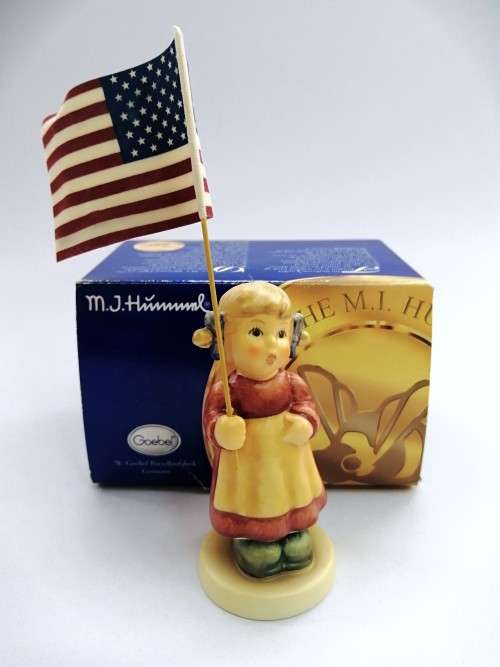 Special Edition Goebel Hummel Figurine First Bloom ( Aka Miss Patriot )