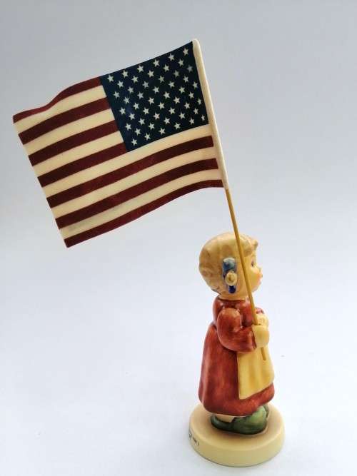 Special Edition Goebel Hummel Figurine First Bloom ( Aka Miss Patriot )