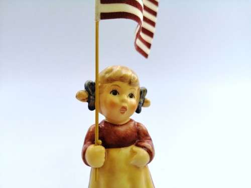 Special Edition Goebel Hummel Figurine First Bloom ( Aka Miss Patriot )