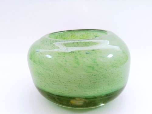 Murano Hand Blown Glass Round Dish Bowl