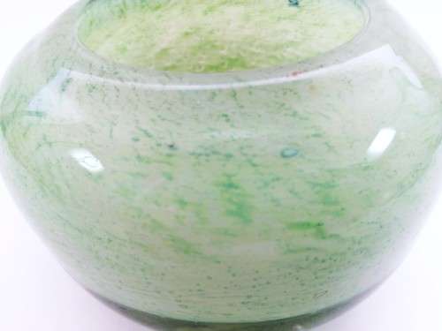 Murano Hand Blown Glass Round Dish Bowl