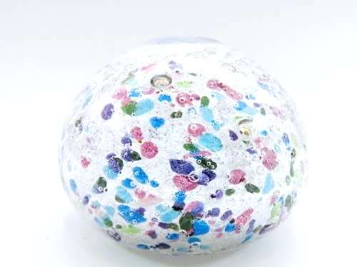 Stunning Vibrant  glass paperweight