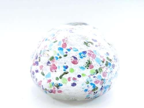 Stunning Vibrant  glass paperweight