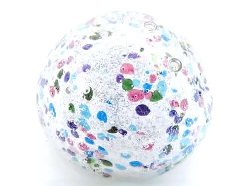 Stunning Vibrant  glass paperweight