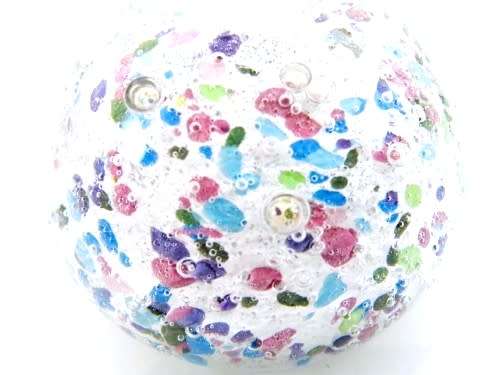 Stunning Vibrant  glass paperweight